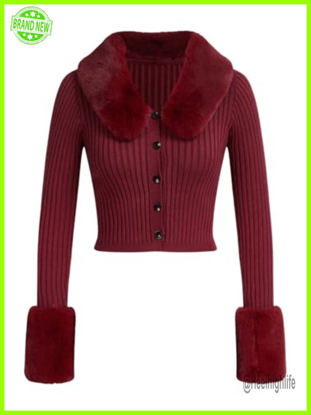 Fuzzy Faux Fur Knit Cardigan Sweater Long Sleeve Fall Layering Piece